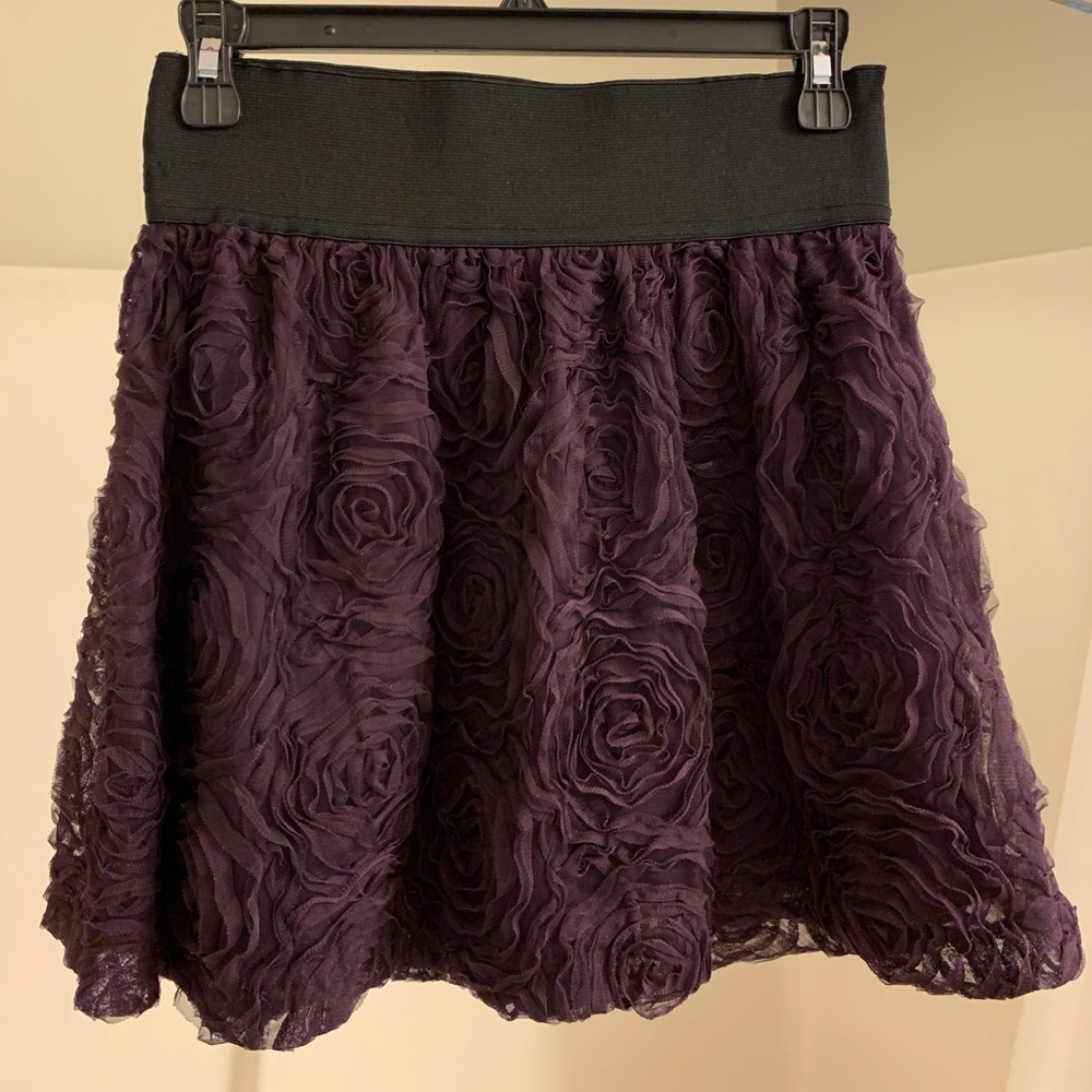 Purple Rose Skirt